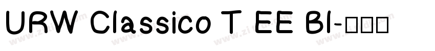 URW Classico T EE Bl字体转换